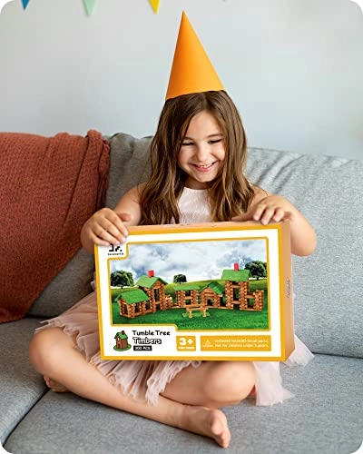 Wooden Log Cabin Set (20-353) - 300 PCS 3+ Kids