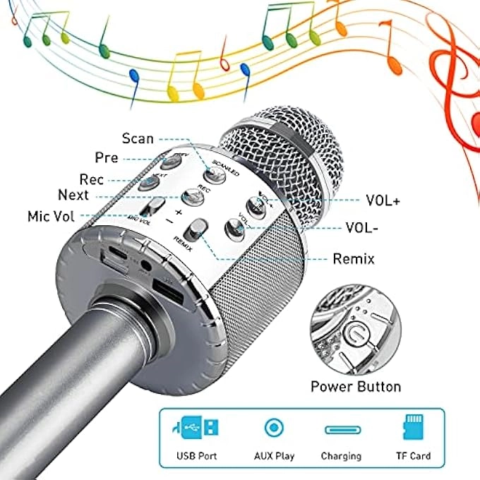 WIRELESS BLUETOOTH MICROPHONE