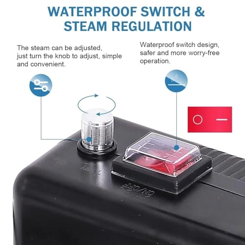 High Pressure Steam Cleaner - 2600W Handheld Tankless