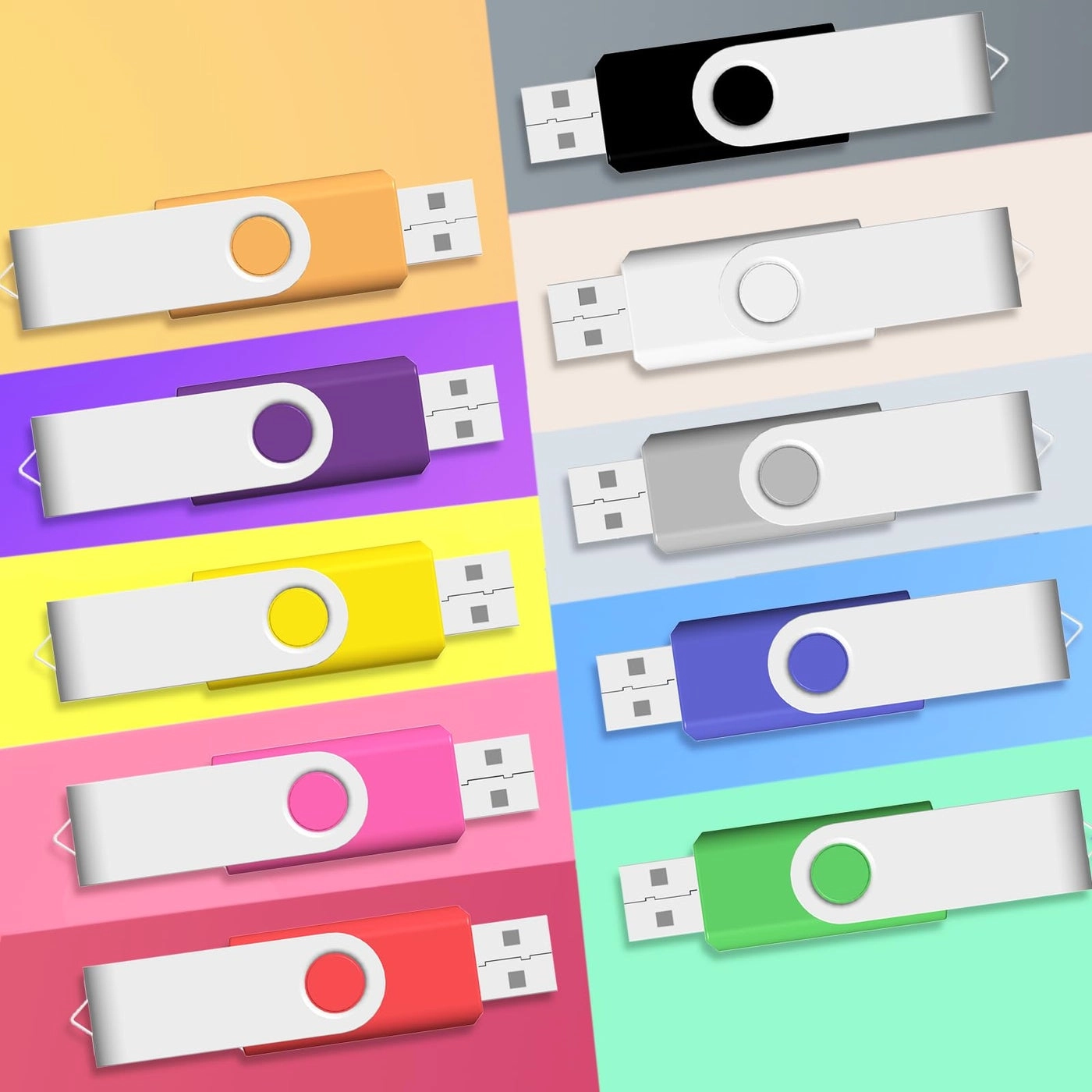 USB Flash Drive - USB2.0 4GB Pack