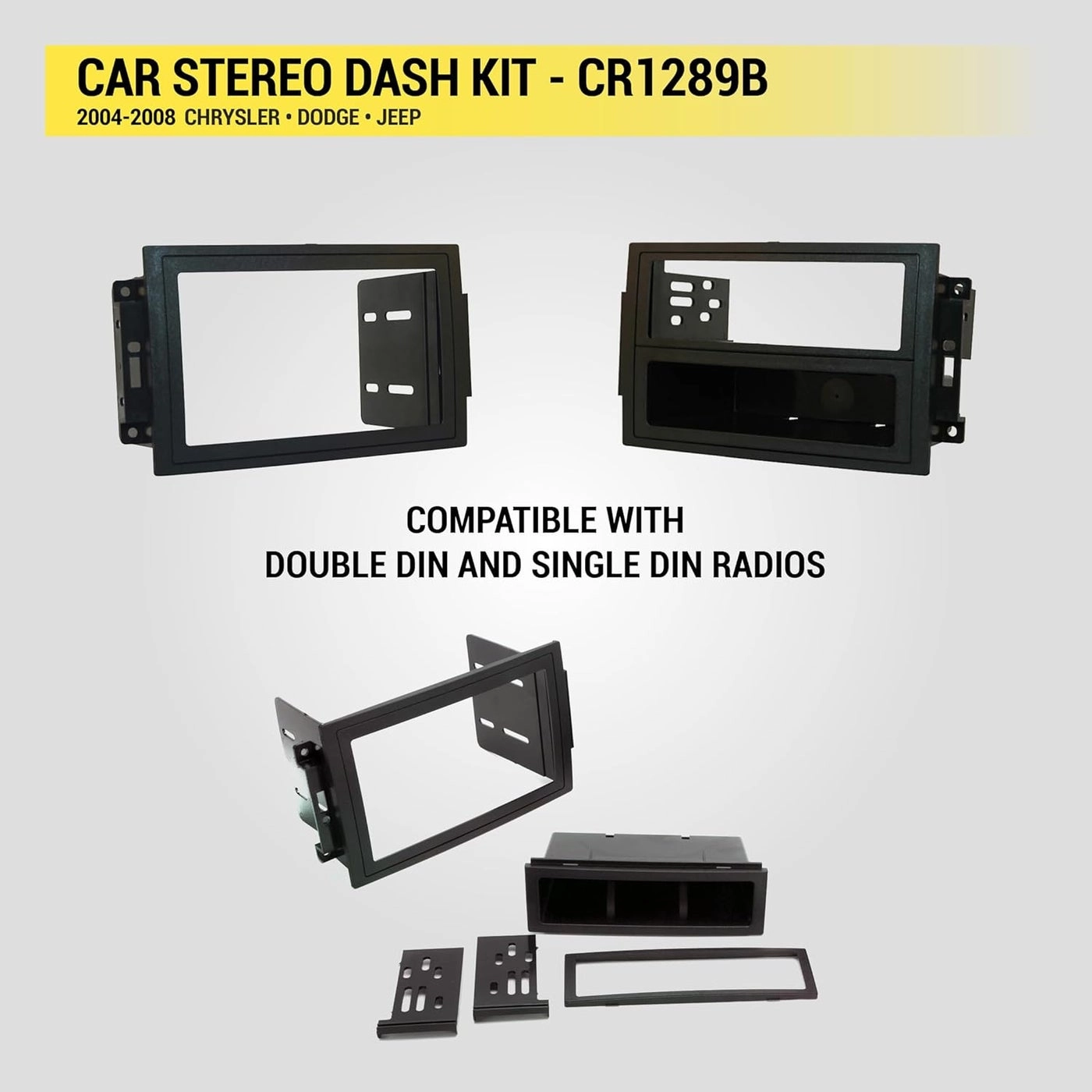 CR1289B - Dash Kit for Chrysler/Dodge/Jeep