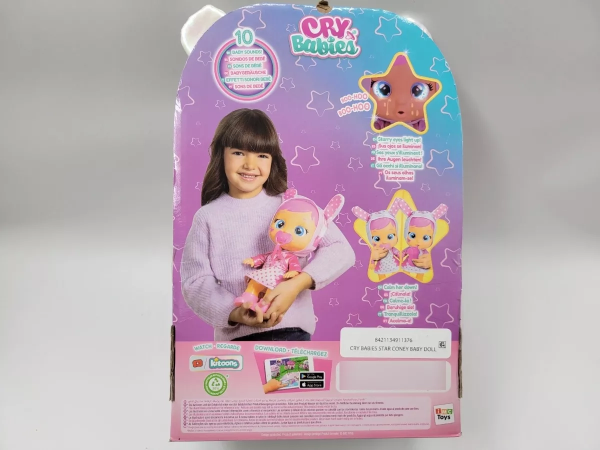 Coney Baby Mini Doll - Cry Babies Stars Battery Operated Ages 18 months+