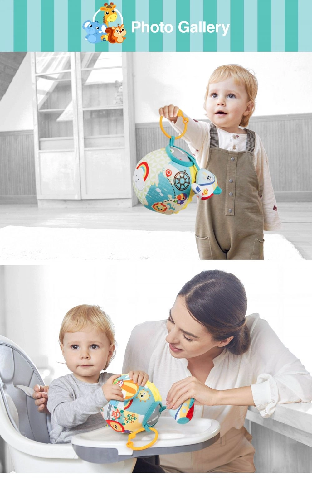 Lil' Traveler Activity Ball - Suitable for 3 months & above