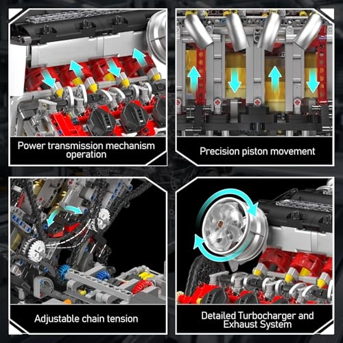 V8 Engine (10130) - 3.9-Liter Twin-Turbo 8-Cylinder