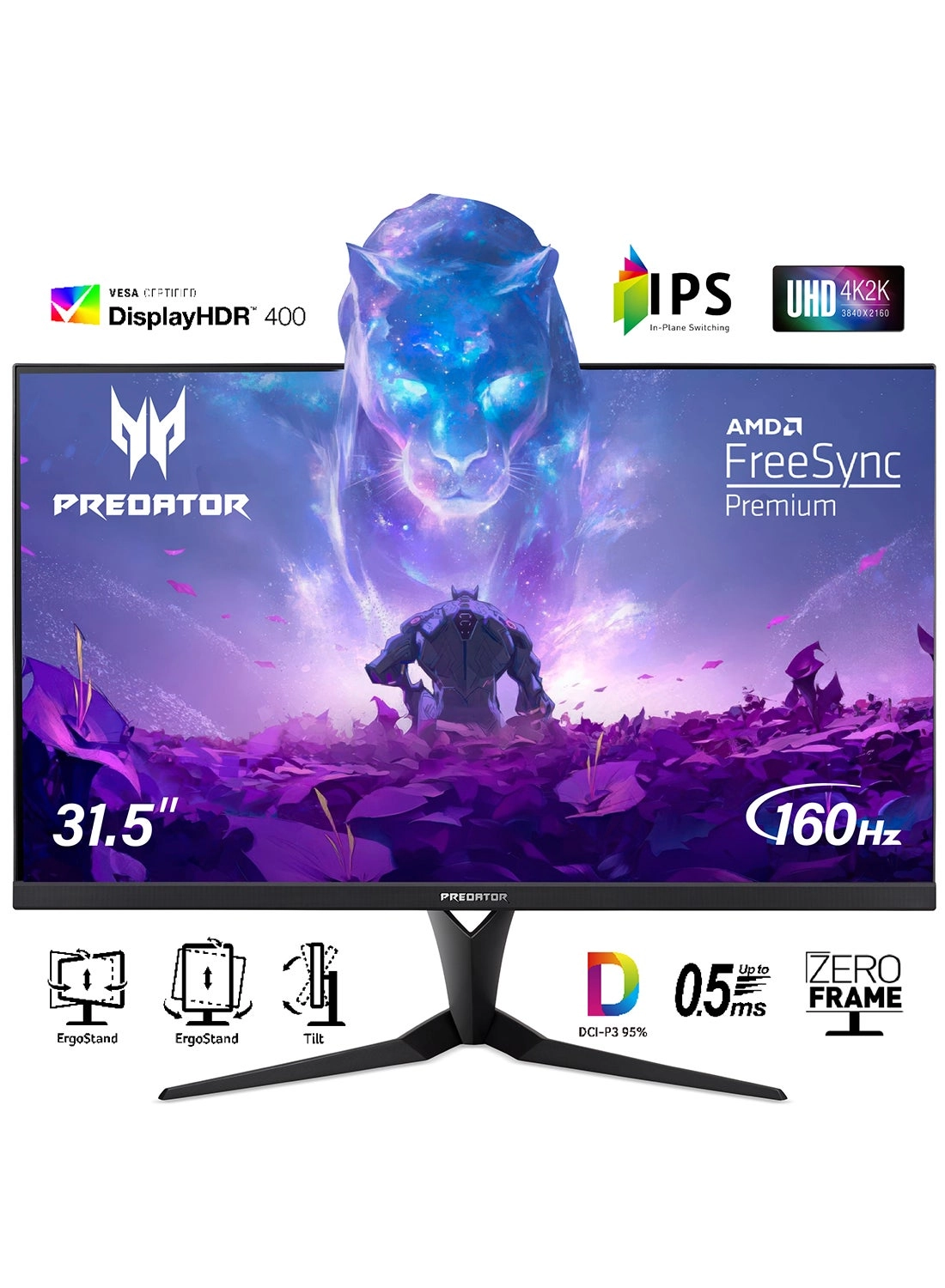 Predator XB323QK - UM.JX3EE.302 31.5" 3840 x 2160