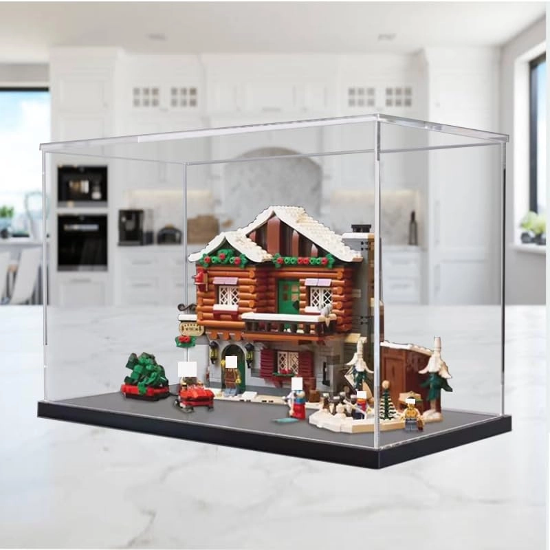 Lego Icons 10325 Display Case - White Bottom 15.74x7.87x9.84in.