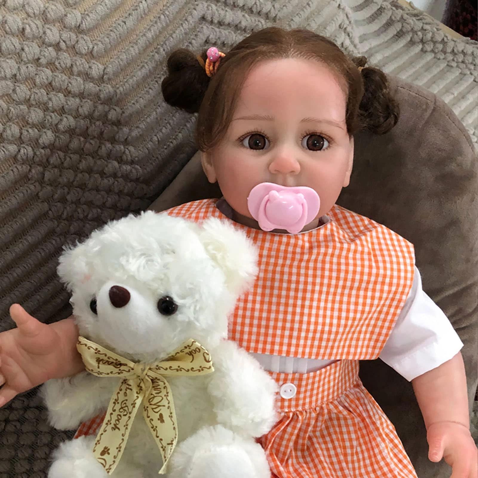 Reborn Baby Doll - 55cm 22" Vinyl Cotton Body