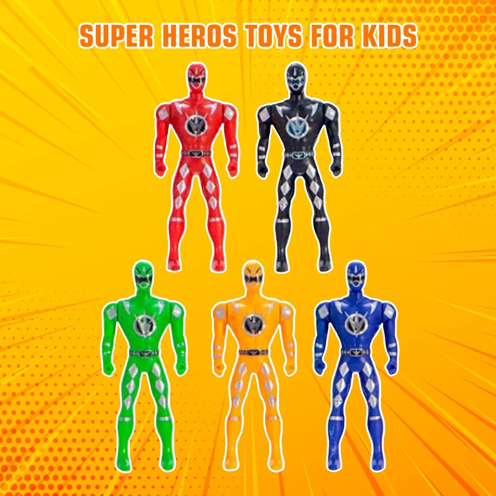 Superhero Action Figures Set - 36 4pcs