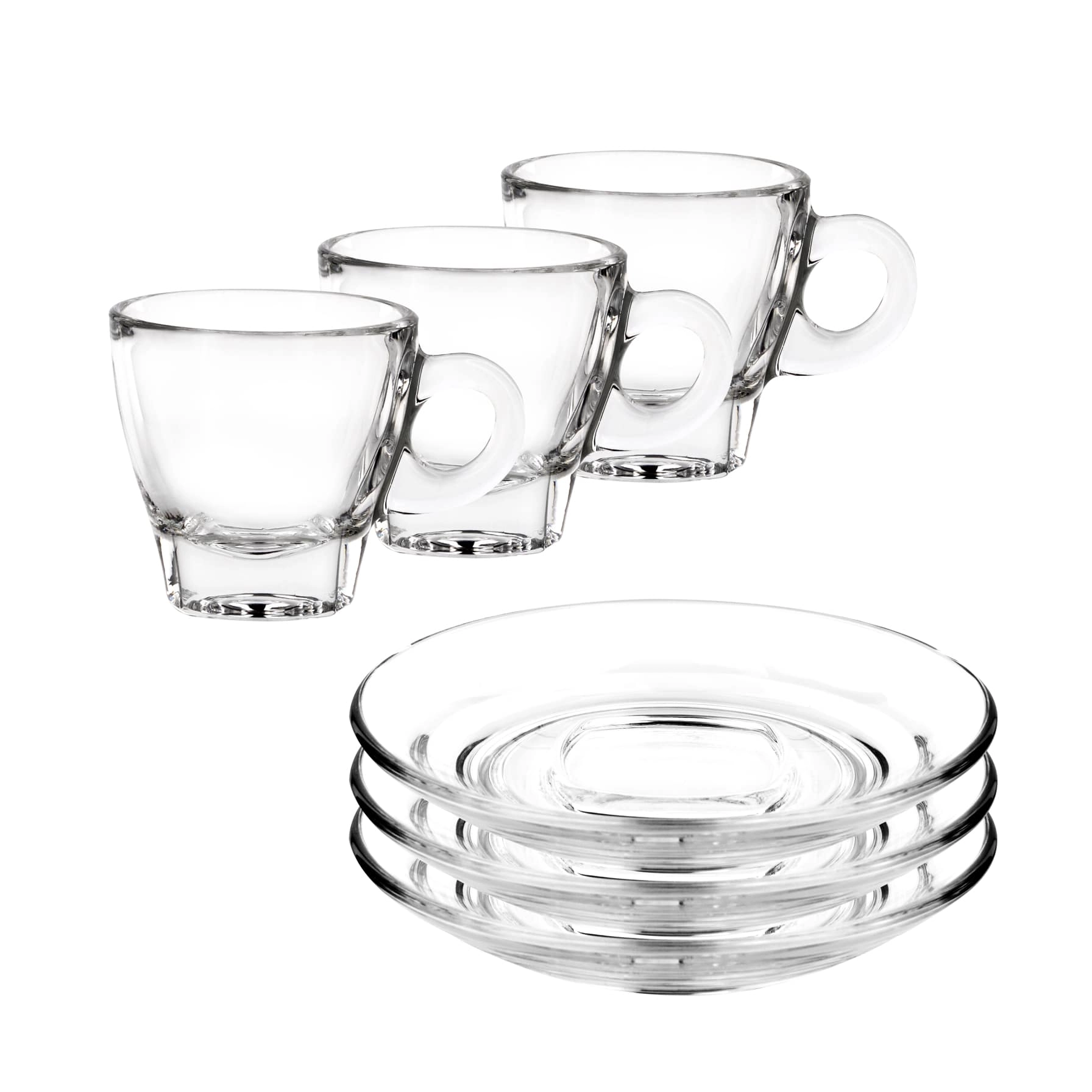Caffe Espresso Cup & Saucer Set - 6 pcs