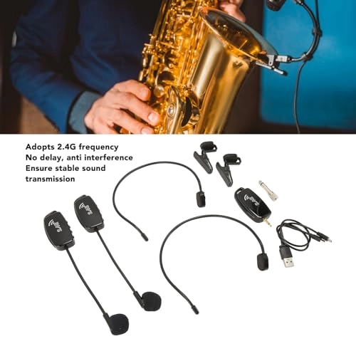 Wireless Lavalier Microphone - 2 2.4G