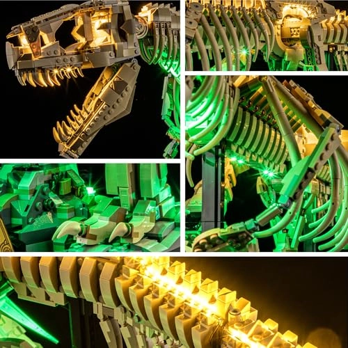 LED Light Kit - 76968 Jurassic World Dinosaur Fossils Tyrannosaurus rex
