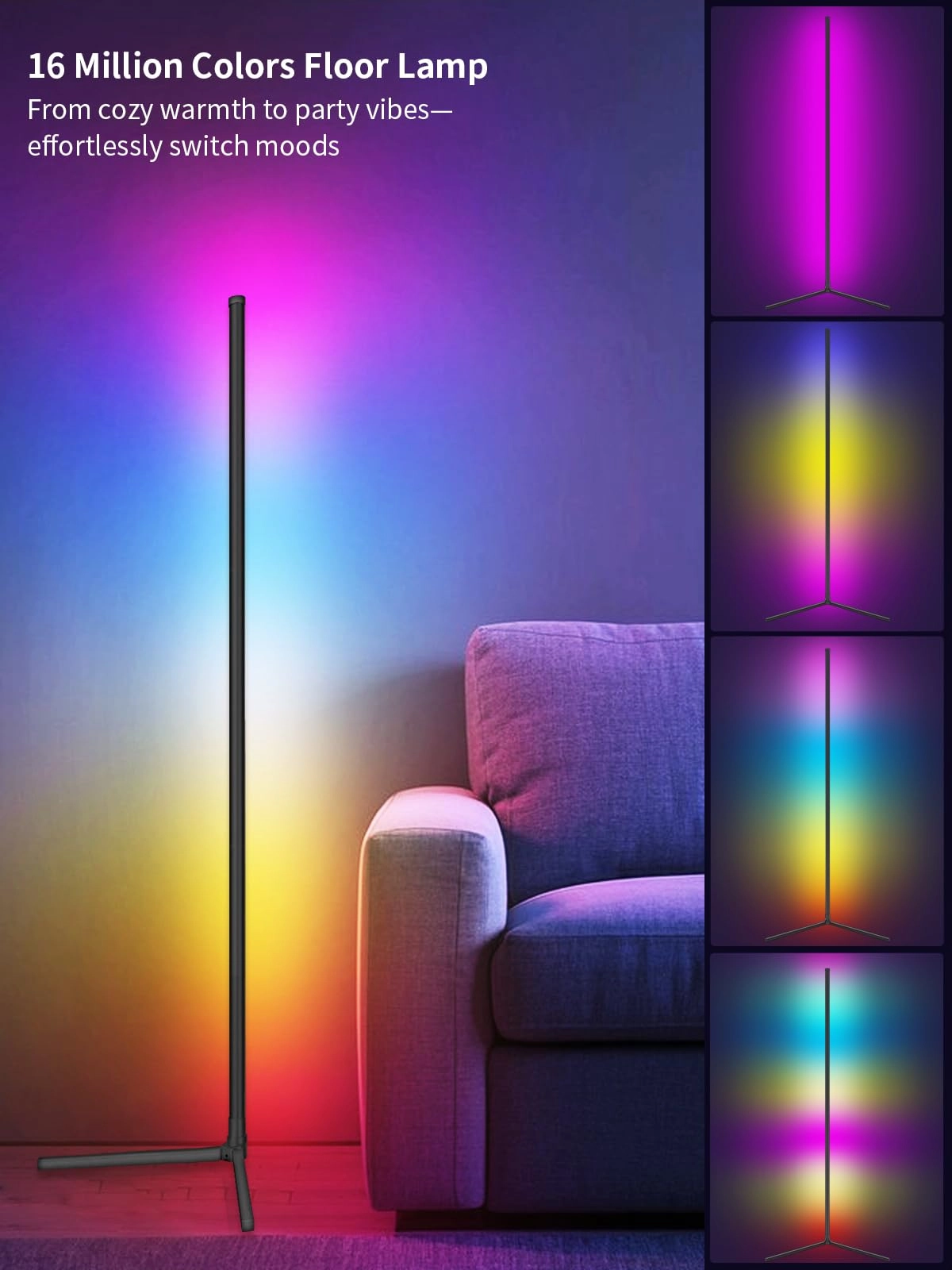 LED Corner Floor Lamp - 1.0 Count E26