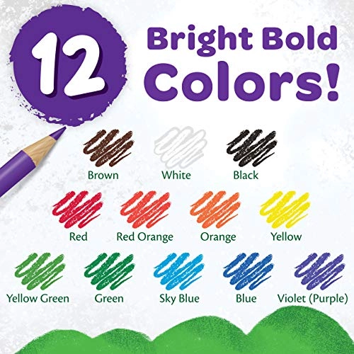 Coloured Pencils - 12 Pcs