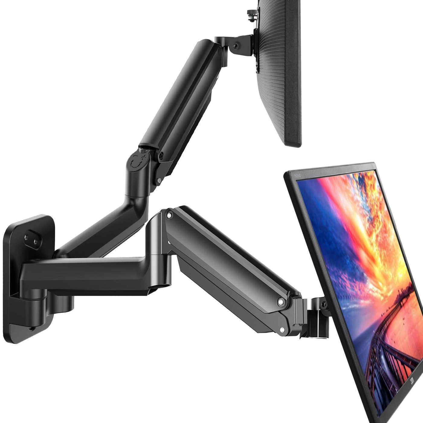 HUANUO Dual Monitor Wall Mount - 17-32 Inch VESA 75x75/100x100