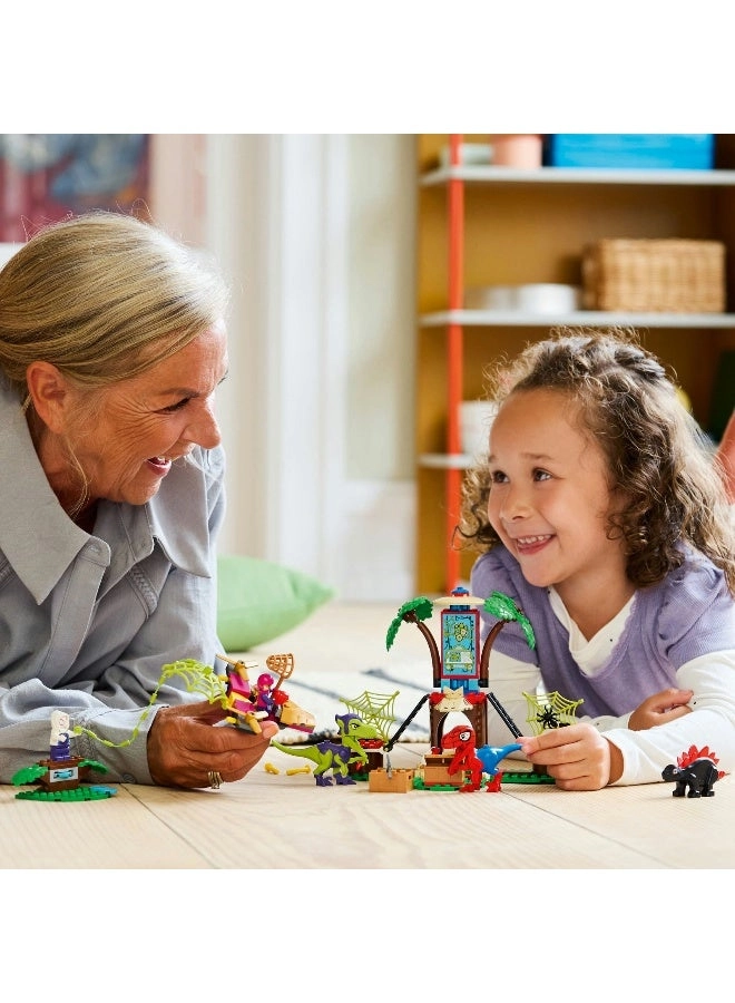 Marvel Spidey and Gobby’s Raptor Battle at Tree House HQ - Spider-Man