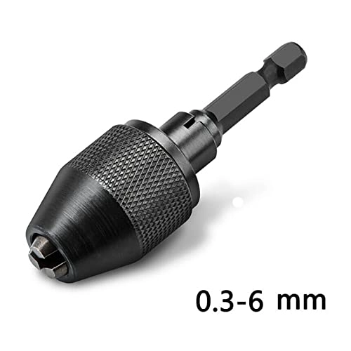 Chuck Adapter - 1/4" Keyless Hex Shank