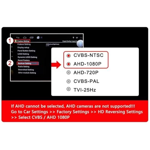 Reversing camera - Toyota Hilux Vigo 2004~2019 IP68 AHD