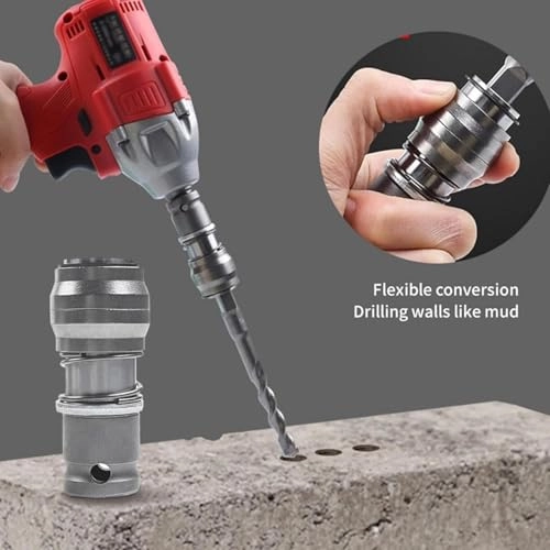 Rotary Hammer Adapter - 12 Volts Battery Powered Impact Bits