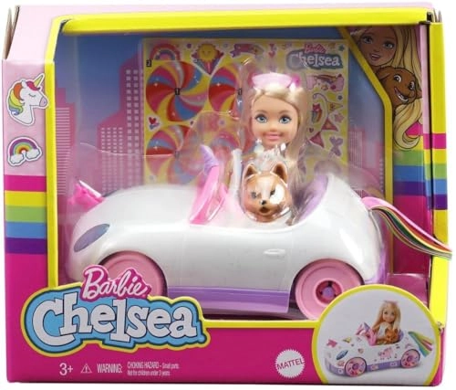 Chelsea Doll - 6 inch Blonde Unicorn Themed Car Ages 3+