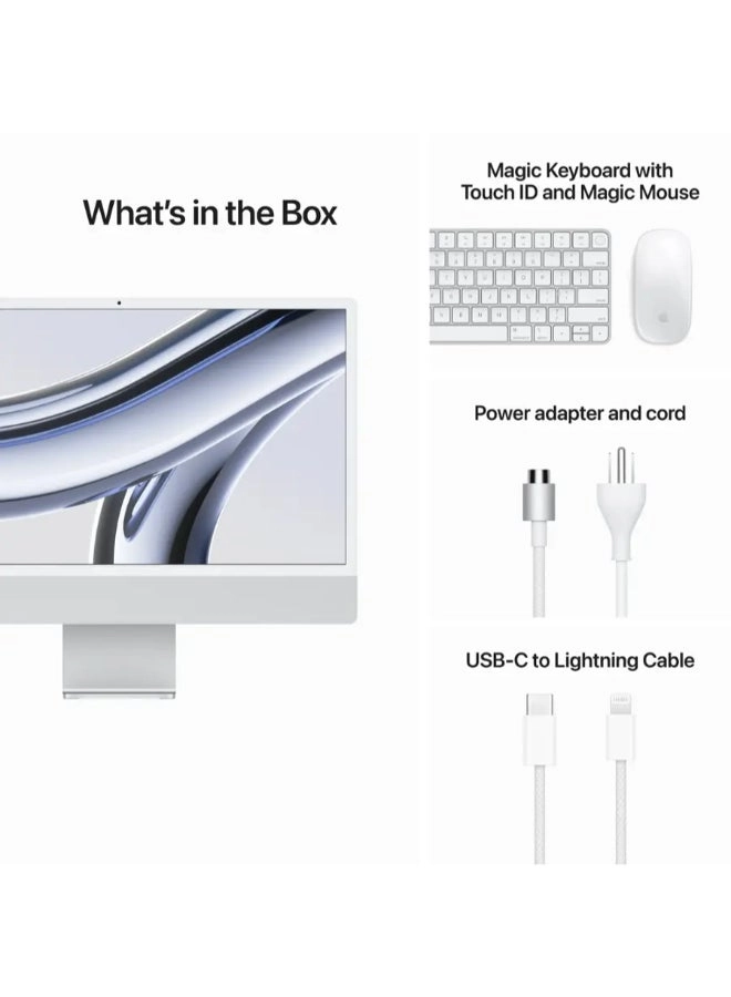 iMac 24-inch M3 8‑core CPU, 10‑core GPU, 512GB SSD