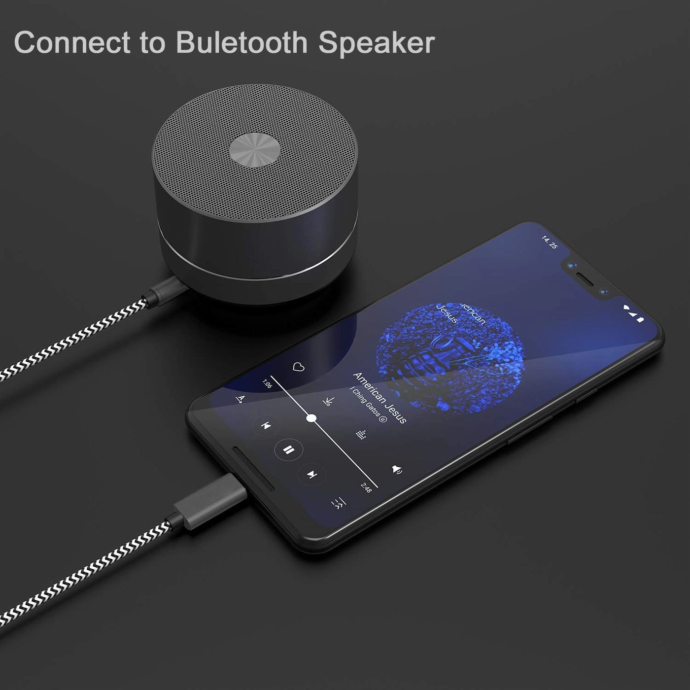 USB C to 3.5mm Audio Aux Jack Cable - 4FT