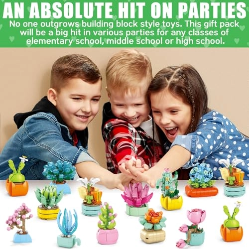 Succulents Building Blocks - Plants 24pcs