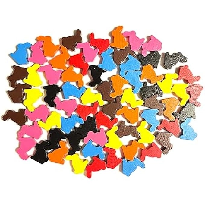 rayihni RABBIT TOY FIGURES - 70 Pieces