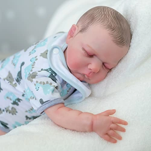 Willa Reborn Baby Doll - 50 cm Silicone vinyl Brown Eyes