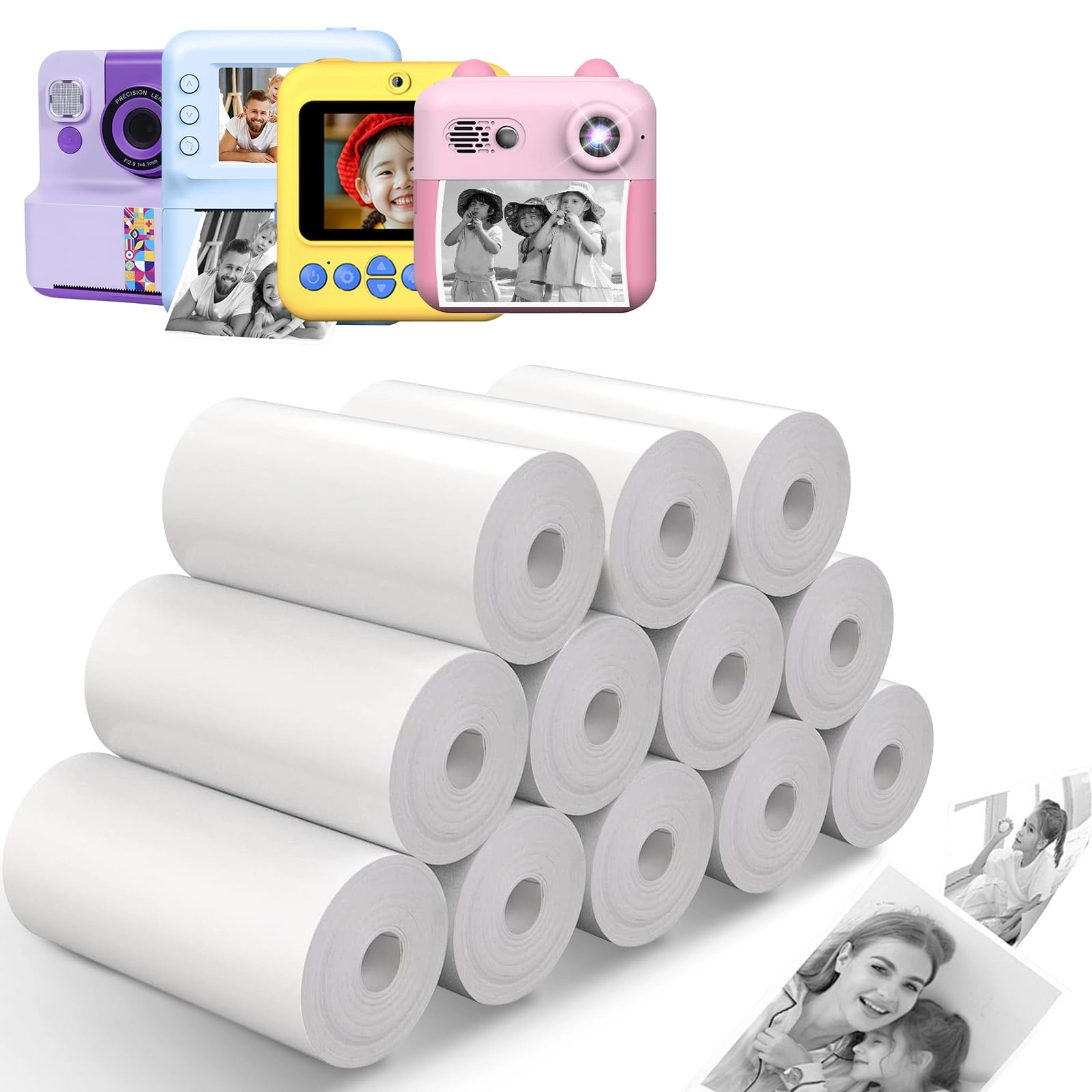 PINREK CameraPaper - 12 Rolls 57X30 Millimeters