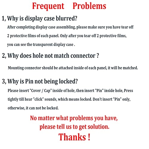 Clear Acrylic Display Case - 1 piece Lego 10269/10298