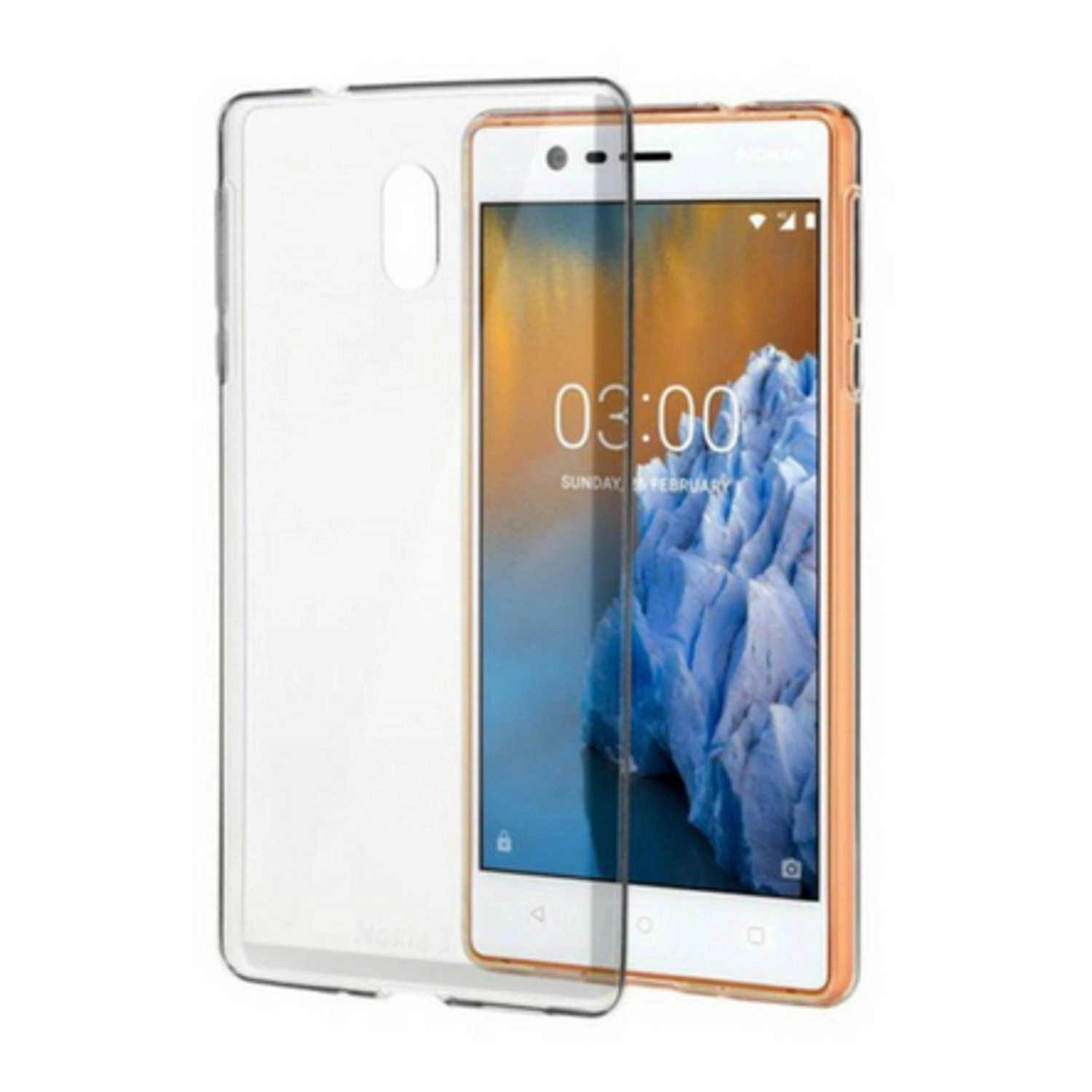 Crystal Clear Case - TPU Back Case for Nokia 3