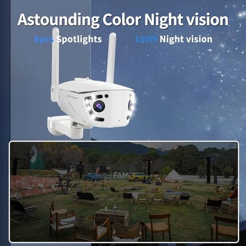 Dual-Lens Bullet Camera 4K