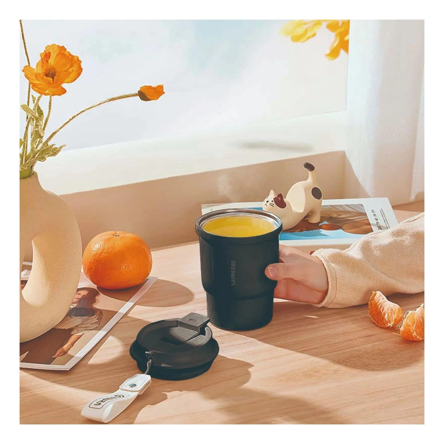 Stainless Steel Urban Coffee Mug - 450ml