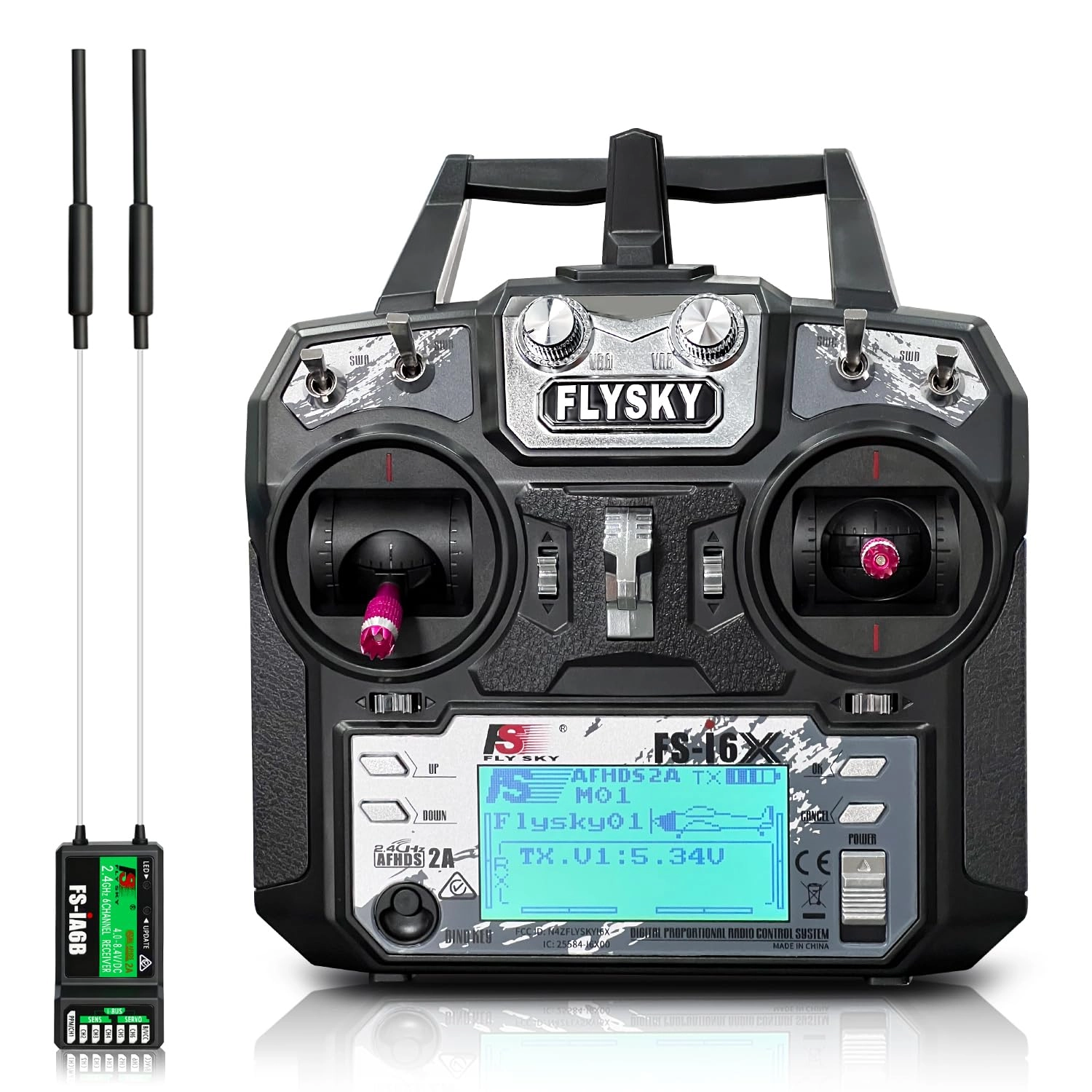 FlySky FS-i6X - 10CH 2.4GHz + FS-iA6B - 6CH
