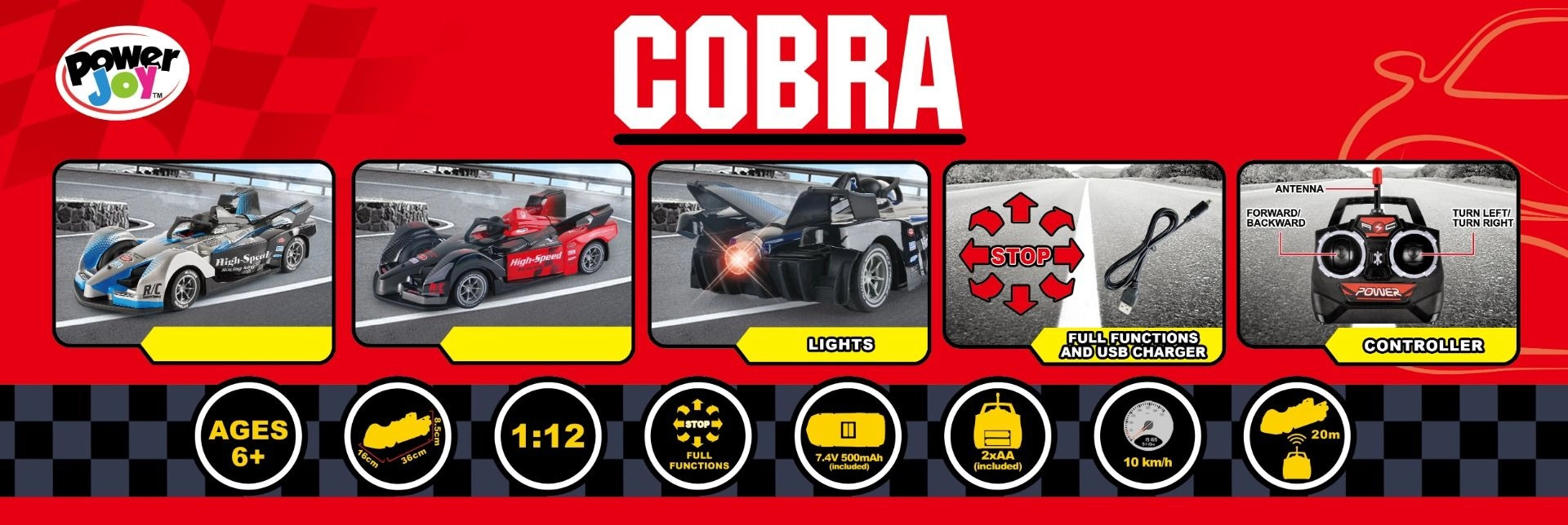 RC Cobra - 1/12 1pc