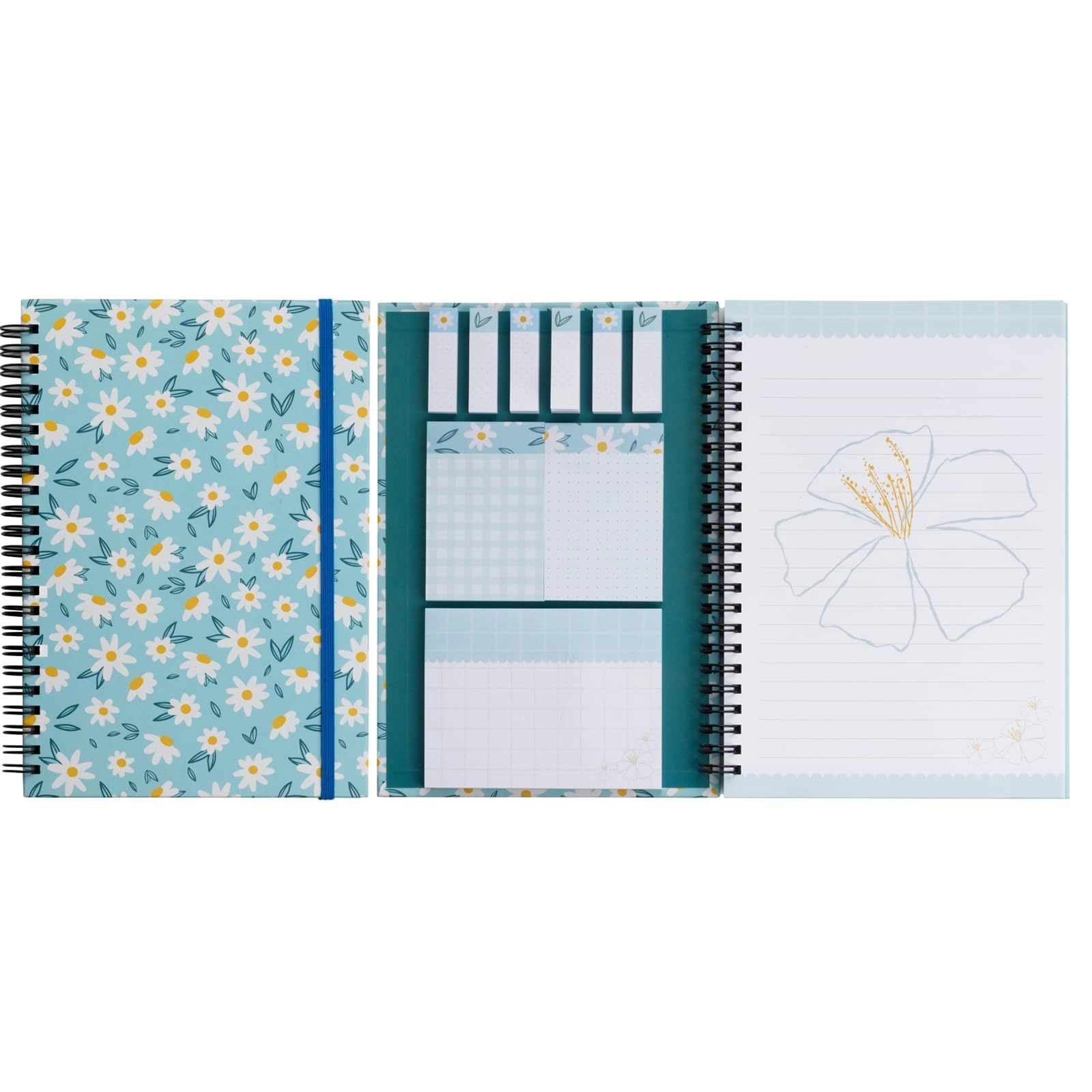 Sticky Notebook A5 Hardcover - Lined 450 Sheets