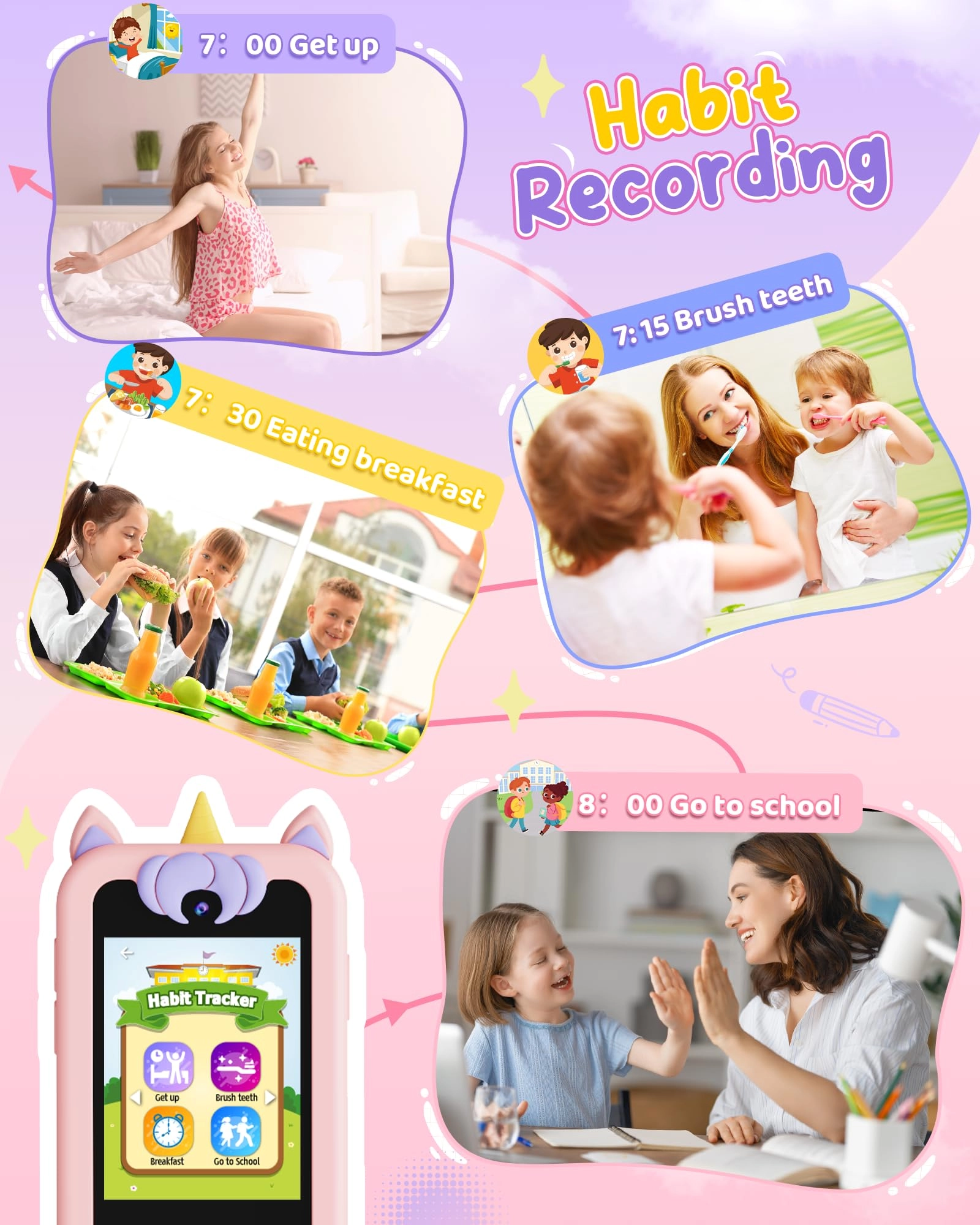 kokodi Kids Smart Phone Toy Unicorn - 3 years+