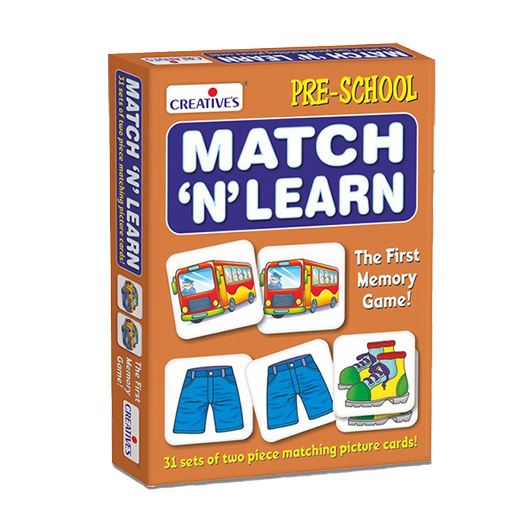 Match N Learn - 3 years and up 62 pieces