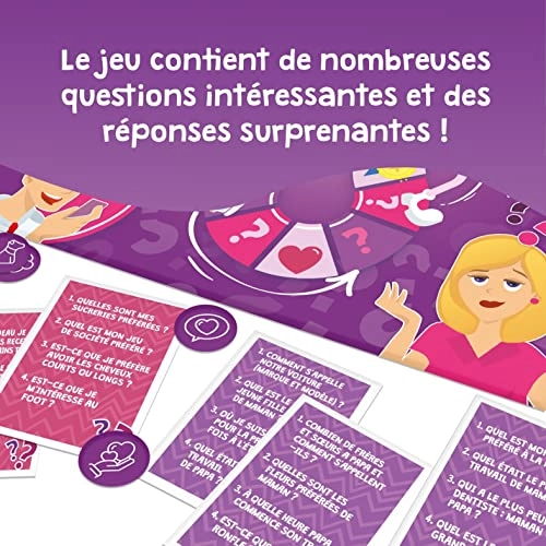 Jeu de Plateau Familial - Quiz Jeu de Cartes (French)