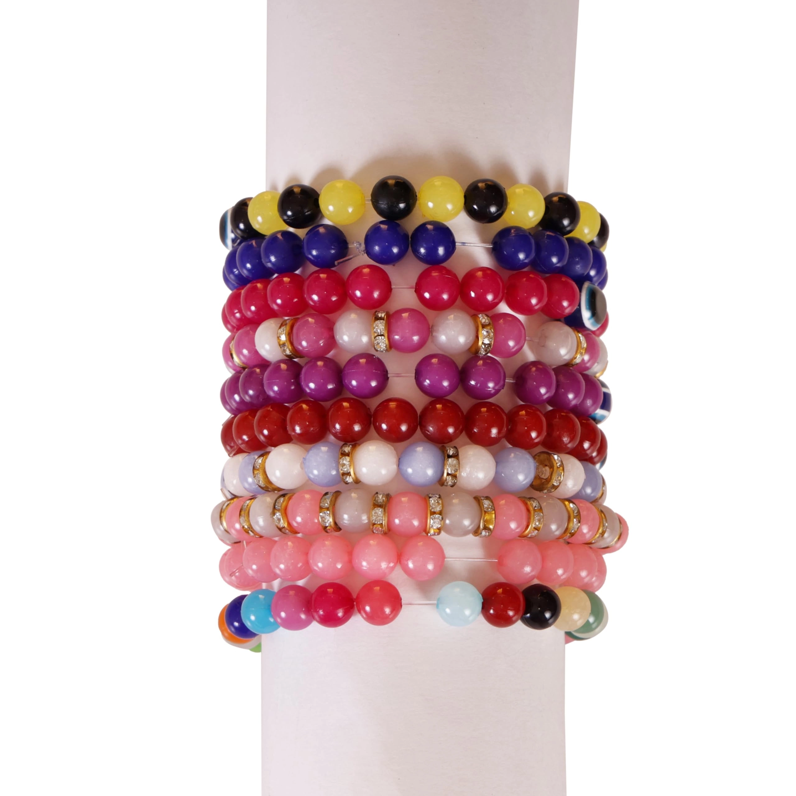 Bracelet Making Kit - 12 Types 10m Elastic Thread