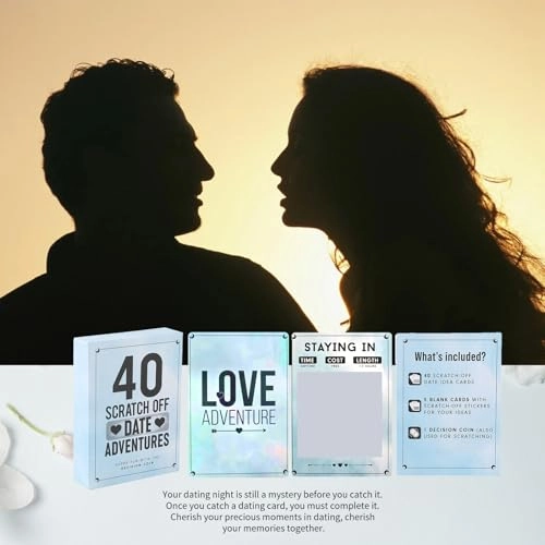 Date Night Card Games - 40 Scratch Off Cards