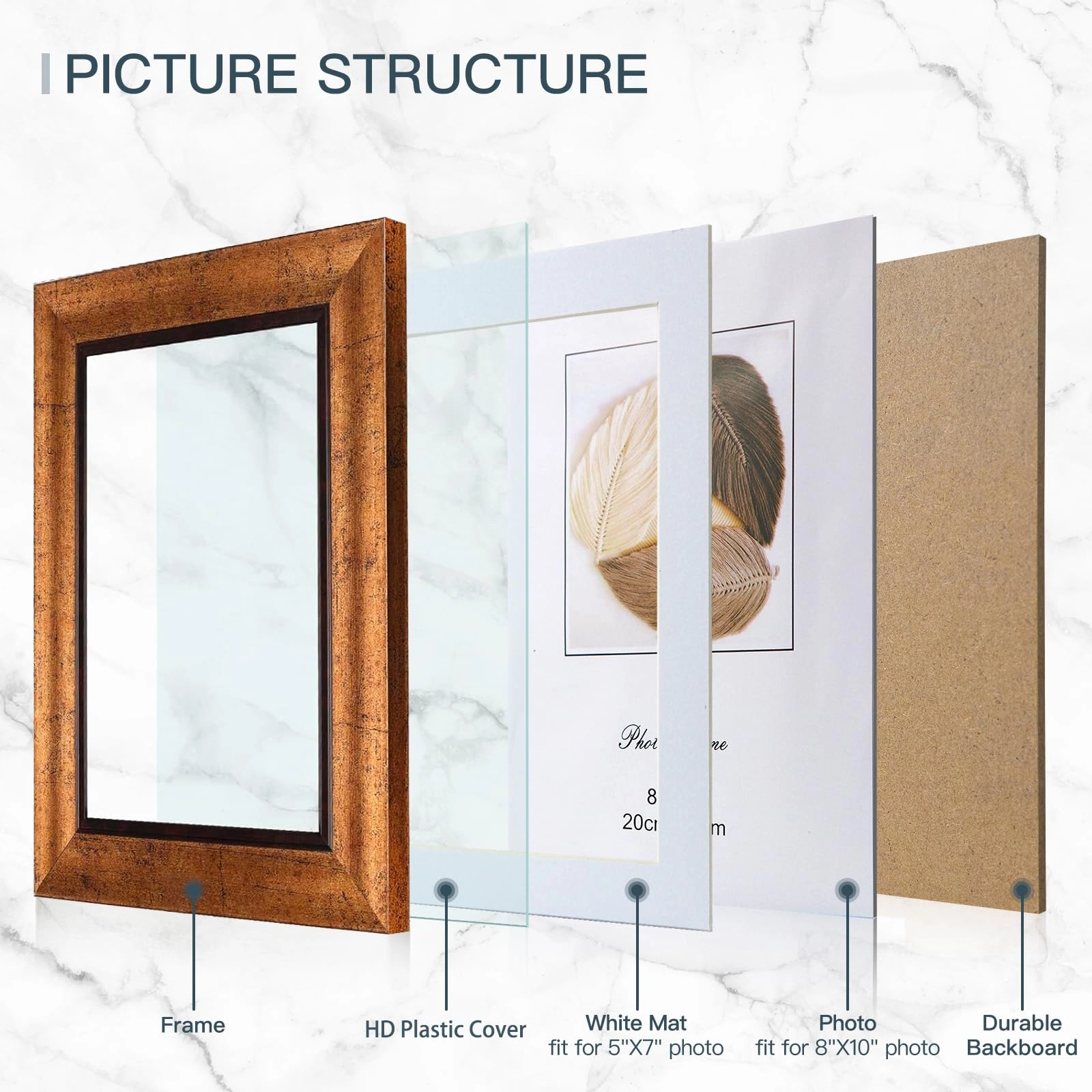 Picture Frames - 8 x 10 inch Bundle