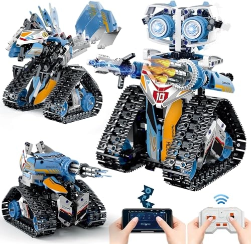 3-IN-1 Robot Building Blocks Kit - 695 pcs