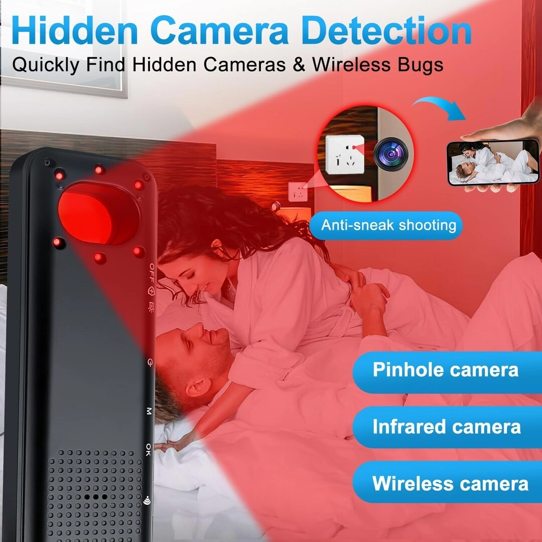 Hidden Camera Detector - Advanced RF Detection Hidden Camera Finder