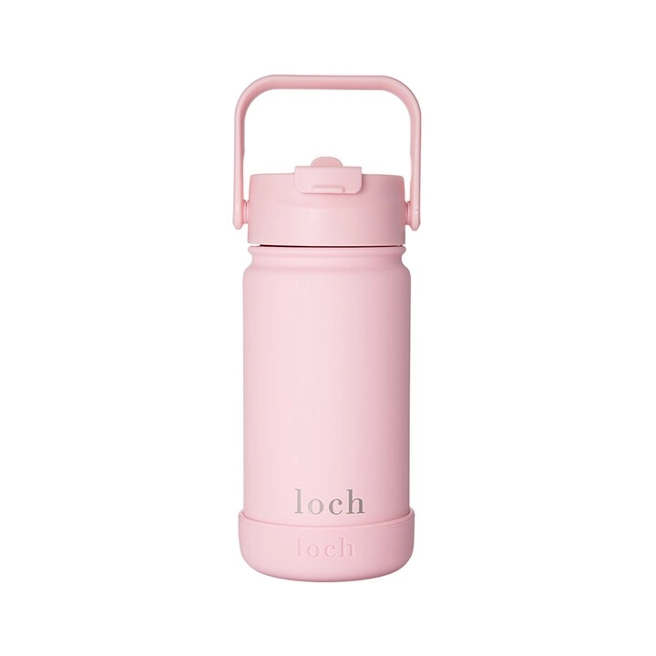 PURE BLUE Monochrome Water Bottle - 420 ml - 2-in-1 Lid