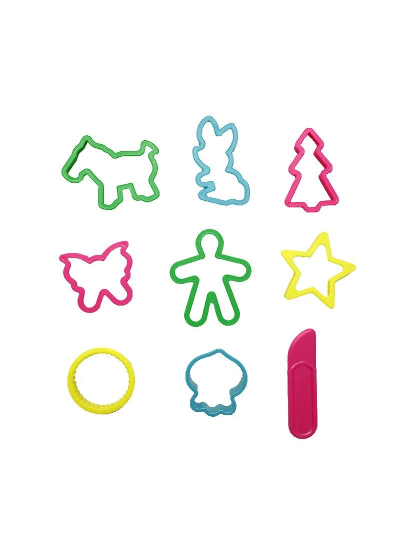 Clay Dough Tool Set - Plastic 38pcs.