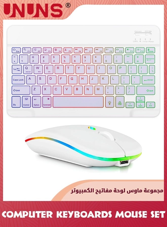 UNUNS Bluetooth Keyboard and Mouse - Wireless