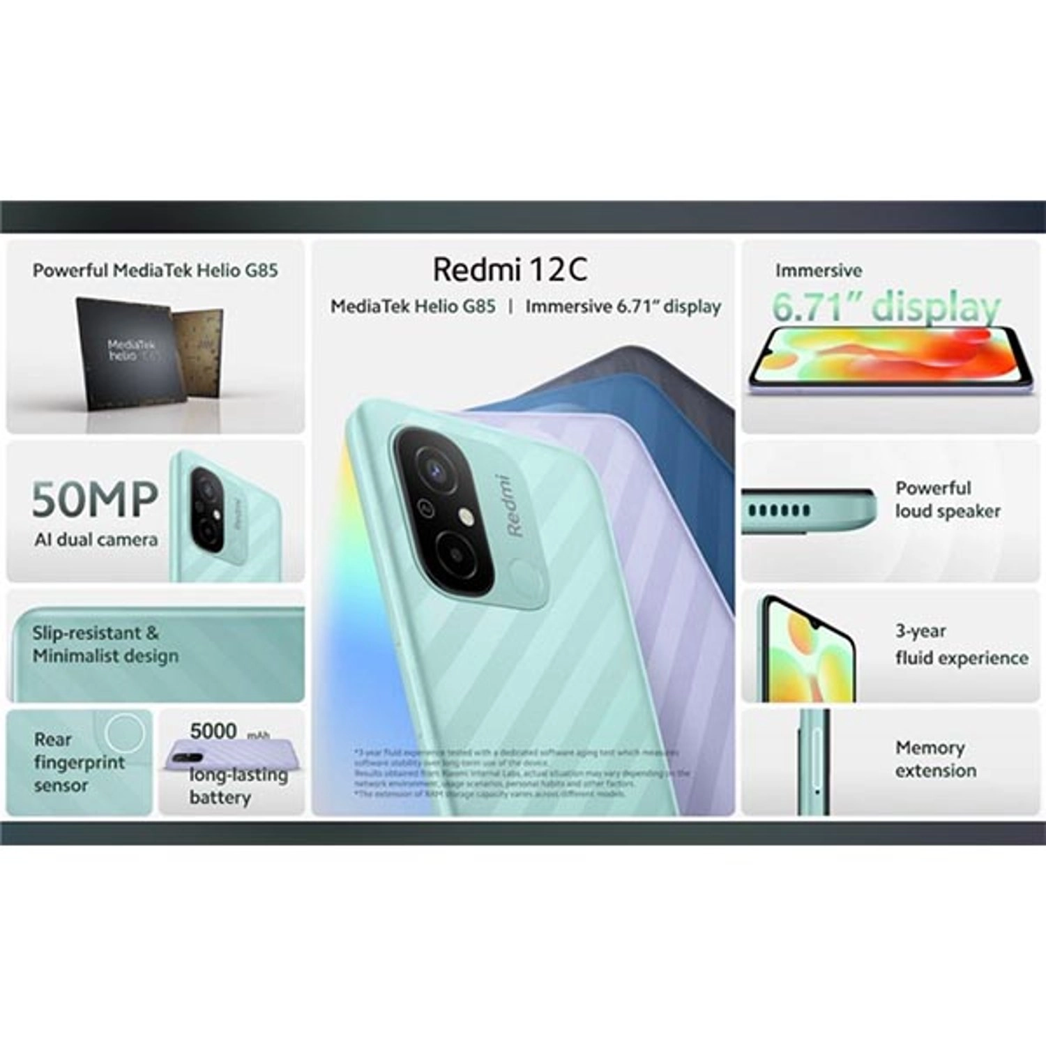 Redmi 12C - 6GB 128GB