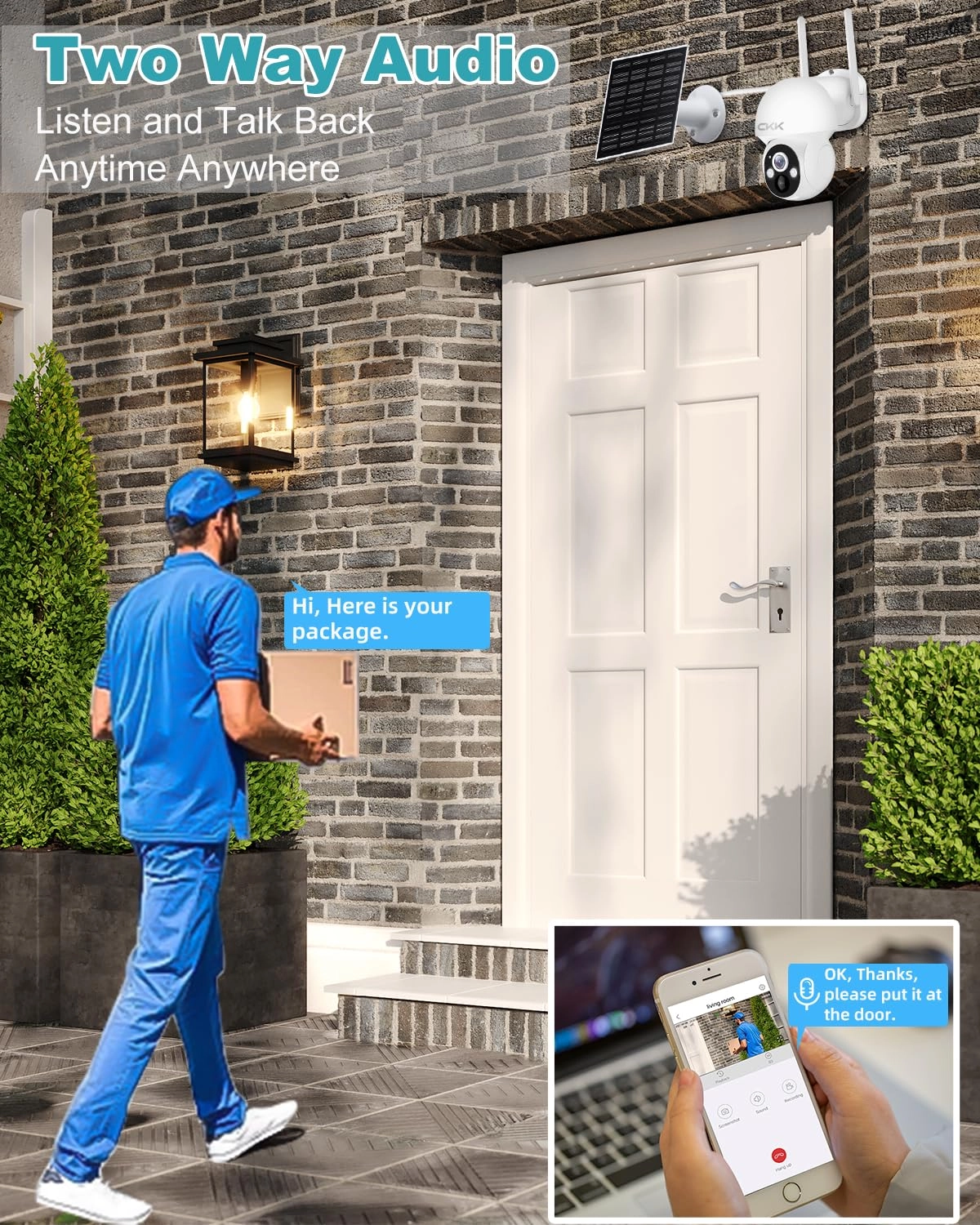 Solar Security Camera System 2.5K