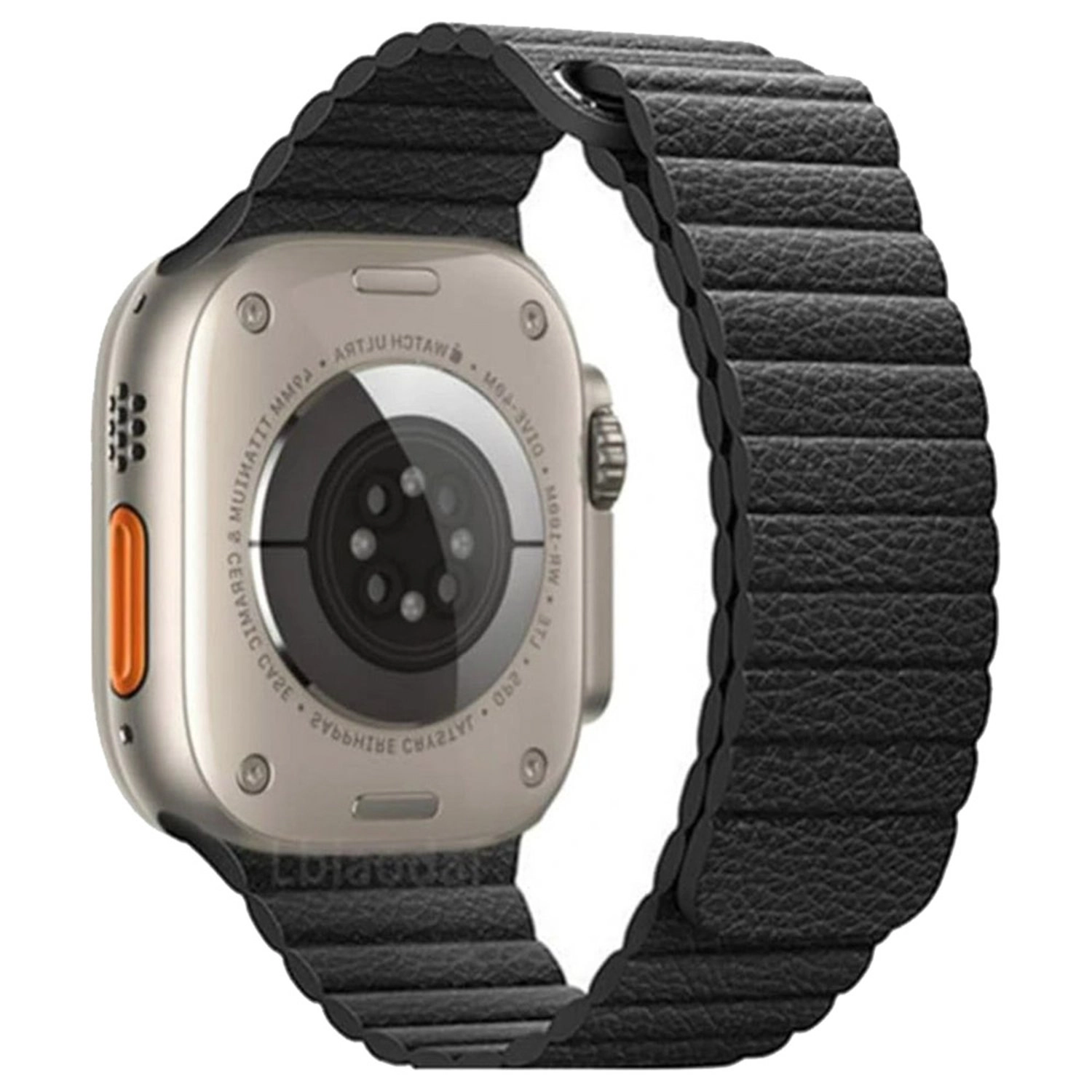 Leather Magnetic Link Watch Band for Apple Watch - 44/45mm